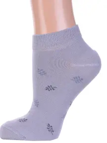 Женские носки Брестские (БЧК) рис. 658, СВЕТЛО-СЕРЫЕ (14с1101)