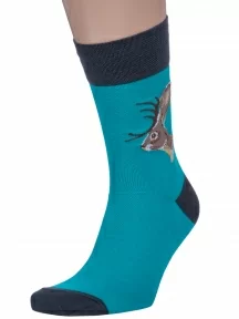 Мужские носки MSCLUB №М48, nm-544, БИРЮЗОВЫЕ