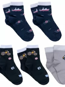 Комплект из 5 пар детских носков LORENZLine, 5-Л87, микс 7