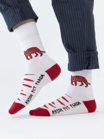 Носки unisex St. Friday Socks "Тигр повышенной богатости" (anton-1077-02)