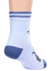 Детские носки Брестские (БЧК), 14С3081, рис. 4008, БЛЕДНО-ГОЛУБЫЕ