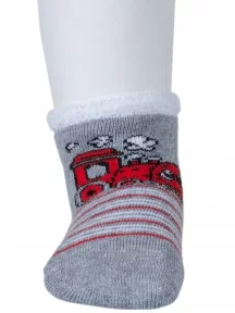 Детские махровые носки "Красная ветка", М-650, СЕРЫЕ