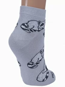 Женские носки "Носкофф" (АЛСУ), ФС47, рис. 3384, СВЕТЛО-СЕРЫЕ