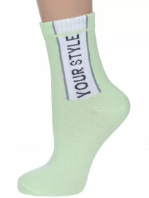 Детские носки VASILINA, 2С2352, САЛАТОВЫЕ