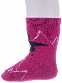 Детские махровые носки Альтаир, С129, МАЛИНОВЫЕ