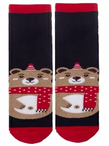 Детские махровые носки RuSocks (Орудьевский трикотаж), Д3-33494, ТЕМНО-СИНИЕ