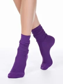 Женские высокие носки без резинки Брестские (БЧК), 19С1109, рис. 229, ЛИЛОВЫЕ