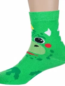 Детские носки "Красная ветка", С-2163, ЗЕЛЕНЫЕ