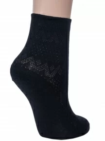 Женские носки "НАШЕ" Смоленской чулочной фабрики, С196, рис. 1, ЧЕРНЫЕ №1