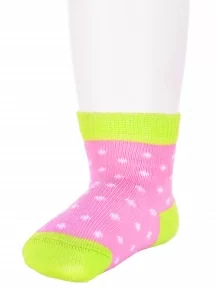 Детские носки Conte kids, 5С-11СП, рис. 214, МАЛЬВА С САЛАТОВЫМ