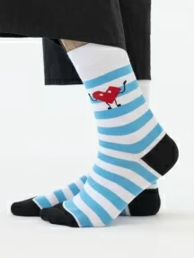 Носки unisex St. Friday Socks, tel-1067-02, "Морская люболь"