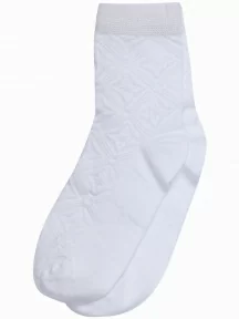 Детские носки "Алена", д304, рис. 05, БЕЛЫЕ