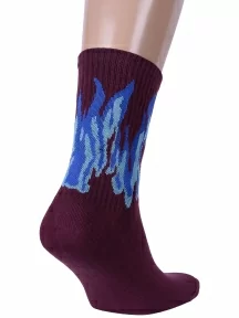 Мужские спортивные носки "Борисоглебский трикотаж", 4С1011, БОРДОВЫЕ