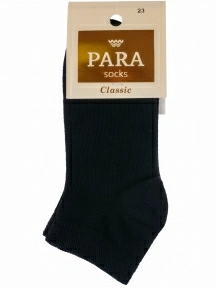 Женские носки PARA socks, L1D7, ЧЕРНЫЕ