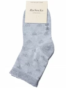 Детские носки RuSocks (Орудьевский трикотаж) СВЕТЛО-СЕРЫЕ МЕЛАНЖ (Д3-13829Д)