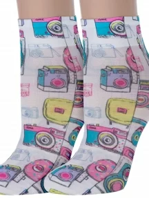 Комплект из 2 пар женских носков Conte, 2-18С-76СП, рис. 205, МУЛЬТИКОЛОР