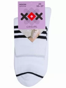 Женские носки с ослабленной резинкой ХОХ, G-1407, БЕЛЫЕ