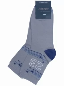 Детские носки RuSocks (Орудьевский трикотаж), Д3-13499, рис. 02, СВЕТЛО-СЕРЫЕ
