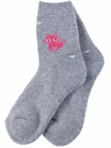 Детские махровые носки Hobby Line, 7617-6, СВЕТЛО-СЕРЫЕ