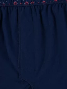 Мужские трусы-шорты из 100% хлопка Sergio Dallini, SG3305-3, ТЕМНО-СИНИЕ