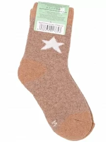 Детские теплые махровые носки Hobby Line, Ндад7616, КОРИЧНЕВЫЕ