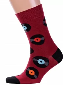 Мужские носки Брестские (БЧК), 16С2127, рис. 527, ТЕМНО-БОРДОВЫЕ