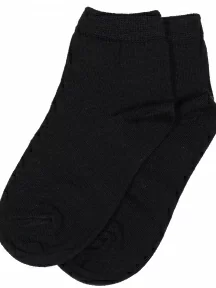 Детские полушерстяные носки "НАШЕ" Смоленской чулочной фабрики, 236С2, рис. 3, ЧЕРНЫЕ №1