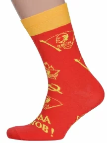 Набор из 10 пар мужских носков MSCLUB №М5564, ВИ10-НМ5564, микс "СССР"