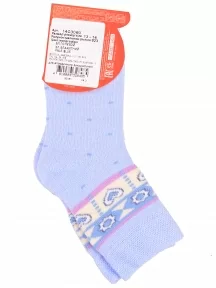 Детские махровые носки Брестские (БЧК), 14С3060, рис. 823, БЛЕДНО-ГОЛУБЫЕ
