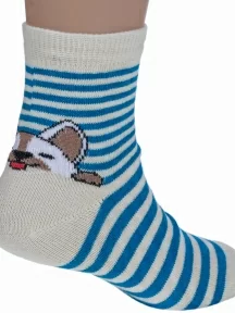 Комплект из 2 пар детских носков VASILINA, 2-0С2342, СИНЕ-ЖЕЛТЫЕ