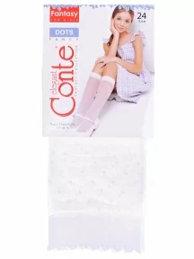 Детские гольфы Conte, 22С-4СП, Bianco, белые