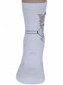 Детские носки RuSocks (Орудьевский трикотаж), Д3-13030, рис. 01, МОЛОЧНЫЕ