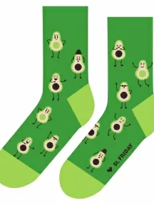 Носки unisex St. Friday Socks, 672-9, "Настроение авокадо"