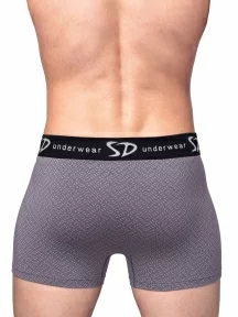 Мужские трусы-боксеры SD (by Salvador Dali), SD2053-3, СЕРЫЕ