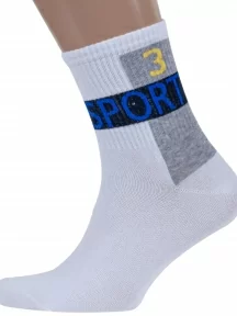 Мужские носки RuSocks (Орудьевский трикотаж), М3-13746, БЕЛЫЕ