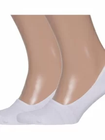 Комплект из 2 пар мужских подследников RuSocks (Орудьевский трикотаж) БЕЛЫЕ (2-М-1220)