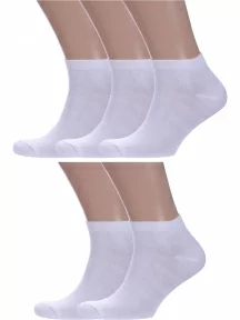 Комплект из 5 пар мужских носков Альтаир, 5-О214, БЕЛЫЕ