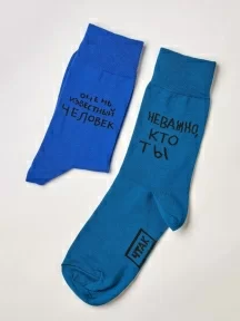 Носки unisex St. Friday Socks, 733-15, "Неважно кто ты. Очень известный человек"