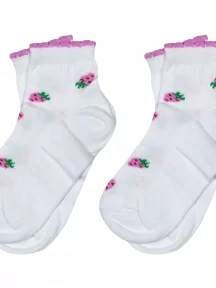 Комплект из 2 пар детских носков ХОХ, 2-D-3R4, БЕЛЫЕ