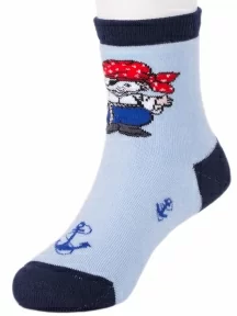 Детские махровые носки LORENZline, Л52, СИНЕ-ГОЛУБЫЕ