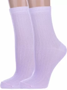 Комплект из 2 пар детских носков Альтаир, 2-М20, СИРЕНЕВЫЕ