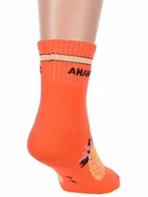 Детские спортивные носки Hobby Line, Ндх3592-03, ОРАНЖЕВЫЕ