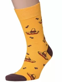 Мужские носки MSCLUB №М24, nm-276, ЖЕЛТЫЕ