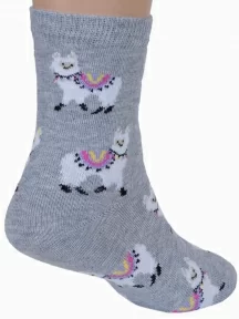 Детские носки RuSocks (Орудьевский трикотаж), Д3-13047, рис. 02, СВЕТЛО-СЕРЫЕ
