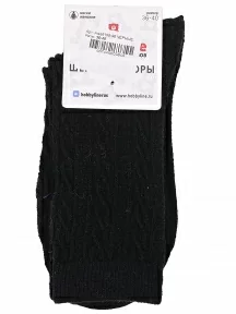 Женские теплые носки Hobby Line, Нжа6198-98, ЧЕРНЫЕ