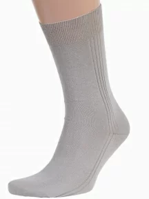 Мужские носки из 100% хлопка RuSocks (Орудьевский трикотаж), М3-11001, рис. 03, ТЕМНО-БЕЖЕВЫЕ