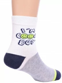 Детские носки Брестские (БЧК), 14С3081, рис. 4014, БЕЛЫЕ