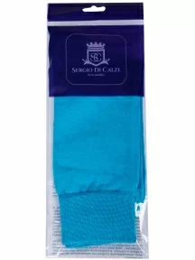 Мужские носки из мерсеризованного хлопка Sergio Di Calze (PINGONS), 17SC6, БИРЮЗОВЫЕ