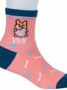 Детские носки "Борисоглебский трикотаж", 8С232, №3 КОРАЛЛОВЫЕ