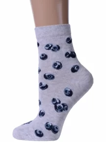 Женские носки Брестские (БЧК), 16с1102, рис. 667 СВЕТЛО-СЕРЫЕ МЕЛАНЖ